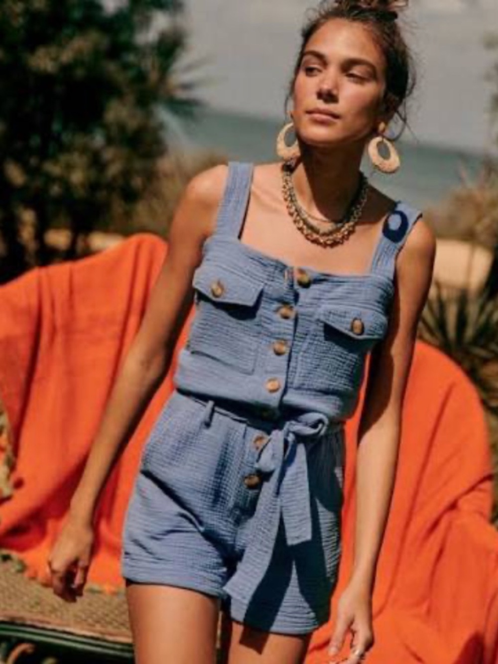 Sezane Combishort Federica Romper